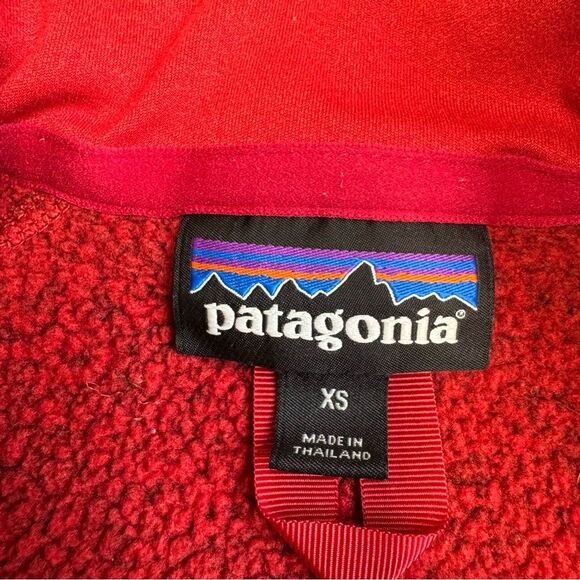 Patagonia Men's Better Sweater Fleece Jacket Dark Red XS Extra Small Zip Pocket - Picture 6 of 10
